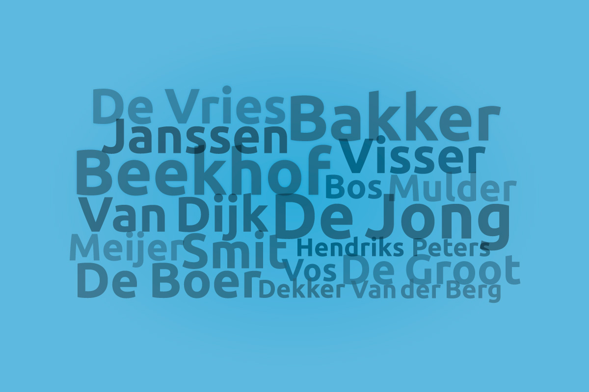 A Complete List Of Dutch Last Names Meanings FamilyEducation