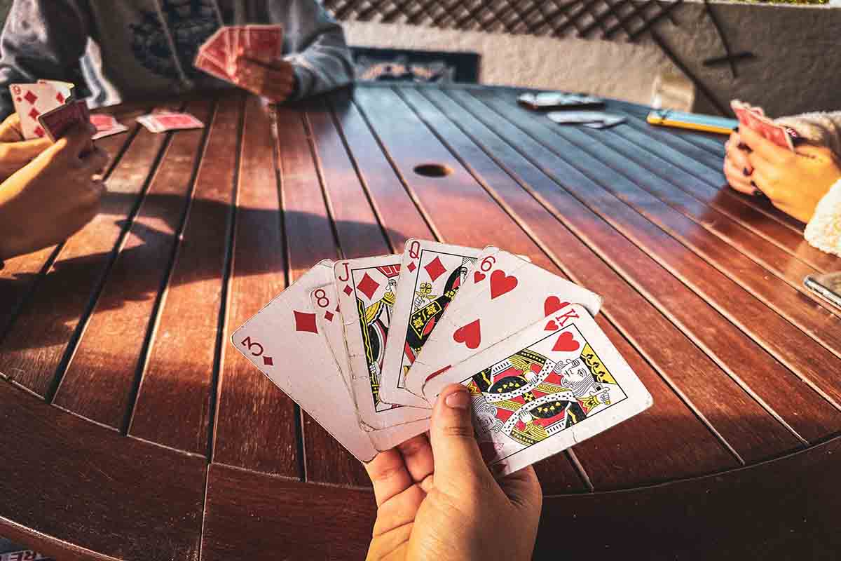 people playing spades