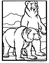 Bears Coloring Page - FamilyEducation