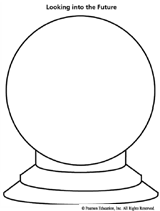 Drawing Worksheet, Blank Crystal Ball - FamilyEducation