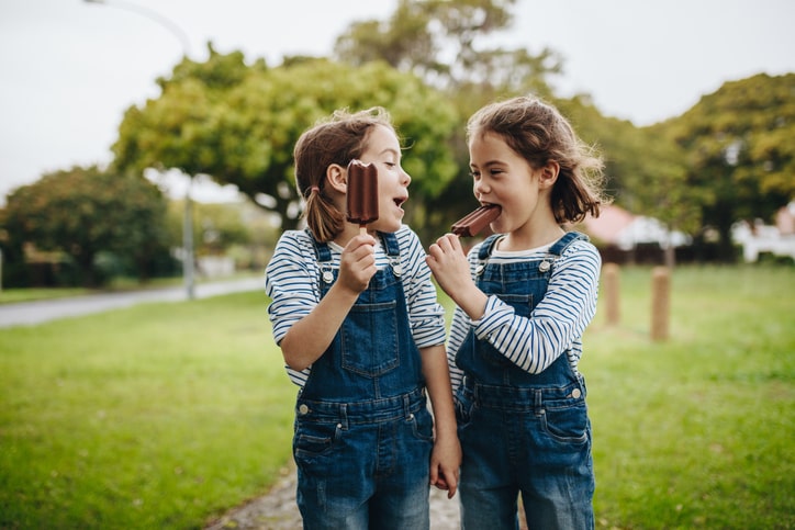 Twin girls