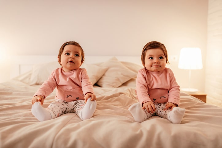 Twin girls