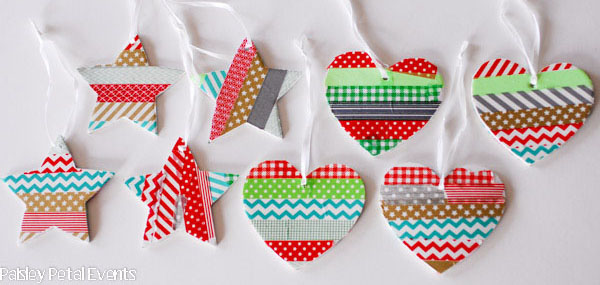 Top 10 Christmas Crafts Using Washi Tape - FamilyEducation
