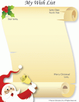 Printable Santa Wish List - FamilyEducation