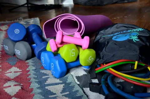 fitness exercise equipment at home