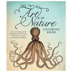 Art of Nature adult coloring book
