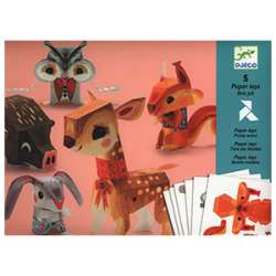 Folded paper animal kit