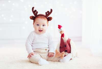 Festive baby