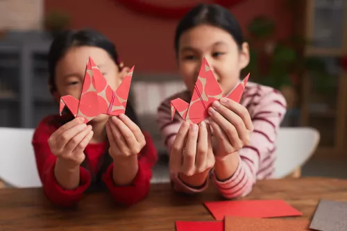 Easy Folded Paper Hearts - Happy Hooligans