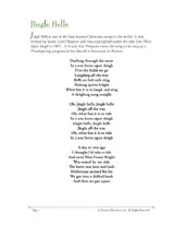 Christmas Song Lyrics Jingle Bells Printable - FamilyEducation